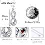 Cuoka Snake Necklaces,925 Sterling Silver Snake Necklaces for Ashes,Cremation Jewelry for Ashes Urn Jewelry with Gift Box