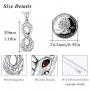 Cuoka Snake Necklaces,925 Sterling Silver Snake Necklaces for Ashes,Cremation Jewelry for Ashes Urn Jewelry with Gift Box