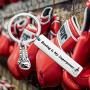 PENQI Fitness Boxing Keychain Boxing Glove Jewelry Sports Jewelry Fitness Gift for Boxing Lover Boxing is My Superpower Keychain