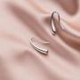 SLUYNZ 925 Sterling Silver Teardrop Drop Earrings for Women Teen Girls Droplet Earrings Small HooK Earrings