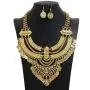 LZHLQ Fashion Bib Necklace for girl Bohemian Coin Statement Necklace and earrings Punk Ethnic Style Jewelry Set for Women LZHLQ Fashion Bib Necklace for girl Bohemian Coin Statement Necklace and earrings Punk Ethnic Style Jewelry Set for Women