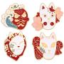 feimeng jewelry 2Pcs Anime Violet Evergarden Pins and Brooches Gold Color Cosplay Props Costume Alloy Enamel Pin SetBadge Accessories Gifts