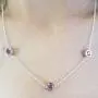 Dazzlingrock Collection 1.00 Carat (ctw) Ladies Necklace 1 CT, Sterling Silver