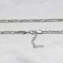MEMGIFT Stainless Steel 16 Inches to 28 Inches Figaro Chain Necklace Width 3MM 4MM 5MM 6MM Simple Figaro Link Chain for Men Women Teen Girls Boys Best Friend Sister Fashion Jewelry