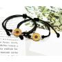 Pinky Pomise Distance Matching Bracelets for Best Friends Couple Family Women Mens Teen Girls Sunflower Boho Bracelet Friendship Jewelry