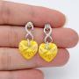 EVER FAITH 925 Sterling Silver CZ Figure 8 Infinity Love Heart Dangle Earrings For Women