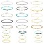 Mukum 24PCS Beaded Choker Necklaces for Women Beaded Necklace Seed Bead Chokers Colorful Jewelry Set for Women and Girls