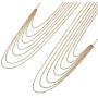 JOJO & LIN 2021 New Gold Body Chain Harness Adjustable with Fine Chain Multirow Necklace Gold Chain Necklace Chain Jewelry Chains for Women