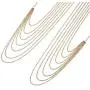 JOJO & LIN 2021 New Gold Body Chain Harness Adjustable with Fine Chain Multirow Necklace Gold Chain Necklace Chain Jewelry Chains for Women