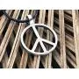 Trilogy Jewelry Pewter Classic Peace Sign Love Hippie Pendant on Leather Necklace Trilogy Jewelry Pewter Classic Peace Sign Love Hippie Pendant on Leather Necklace