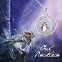 YFN Sterling Silver Tree of Life Necklace for Women, Owl Pendant Necklace Owl Gifts for Owl Lover Jewelry for Women