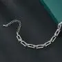 MEEDOZ White Gold/Gold Plated Luxurious Geometrical Rectangle CZ Tennis Bracelet for Women Bride