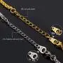 U7 Men Stainless Steel/18K Gold Plated Chain Cool King of The Sky Hawk Eagle Pendant Necklace U7 Men Stainless Steel/18K Gold Plated Chain Cool King of The Sky Hawk Eagle Pendant Necklace