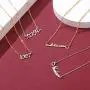 FaithHeart Custom Name Necklace Women Girls Stainless Steel 18K Gold Plated Personalized Names Jewelry Customized Choker Pendant Charms with 18 Inch FaithHeart Custom Name Necklace Women Girls Stainless Steel 18K Gold Plated Personalized Names Jewelry Customized Choker Pendant Charms with 18 Inch