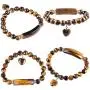 rockcloud Healing Love Heart Stone Bracelet Dangle Energy Crystal Charm Stretch Beaded Bracelet Handmade Jewelry for Men and Women rockcloud Healing Love Heart Stone Bracelet Dangle Energy Crystal Charm Stretch Beaded Bracelet Handmade Jewelry for Men and Women