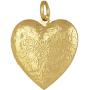 Lifetime Jewelry Antique Heart Locket Necklace That Holds Pictures 24k Gold Plated