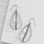 Silpada Happy Hour Drop Earrings with Crystals & Marcasite in Sterling Silver