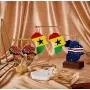 10 Pairs Wooden Earrings African Map Jewelry Ethnic Style Earring Bohemian Drop Earrings