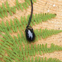 Karelian Heritage Shungite Pendant for Chakra Balancing, Root Chakra Healing, Spiritual Necklace