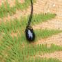 Karelian Heritage Shungite Pendant for Chakra Balancing, Root Chakra Healing, Spiritual Necklace