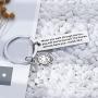 Hibetek Firefighter Prayer Keychain When You Walk Through The Flames Isaiah 43:2 Jewelry Bible Verse Religious Gift Keychain Fireman Graduation Gift