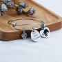 Animal Sloth Charm Bracelet Animal Jewelry Sloth Lover Gift Sloth BestFriend Braclets（BR-Dont Hurry）