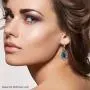 Shop LC 925 Sterling Silver Blue Lapis Lazuli Dangle Drop Oxidized Tribal Fish Hook Earrings Bohemian Boho Handmade Fashion Prom Vintage Jewelry for Women Mothers Day Gifts
