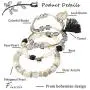 Finrezio 3 Sets Bohemian Beaded Bracelets for Women Multilayer Stretch Stackable Bracelet Set Multicolor Jewelry