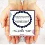 SOLINFOR 40th Birthday Gifts for Women - Lapis Lazuli Beads Bracelet - 40 Years Old Jewelry Gift Idea for Her