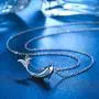 TANGPOET Dolphin Necklace Gifts for Women S925 Sterling Silver Sea Ocean Animal Pendant Jewelry for Teens Girls Daughter
