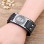 Skyrim Tree of Life Sigil Charm Snap Button Bangle Viking Runes Amulet Bracelet for Men and Women