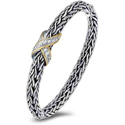 UNY Fashion Brand Hardy Jewelry Wire Cross Vintage Bangle Elegant Beautiful