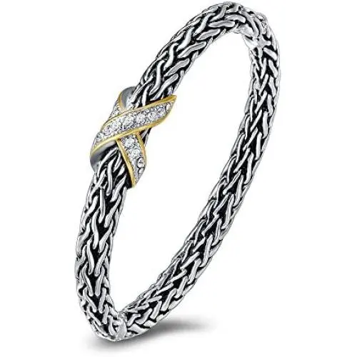 UNY Fashion Brand Hardy Jewelry Wire Cross Vintage Bangle Elegant Beautiful UNY Fashion Brand Hardy Jewelry Wire Cross Vintage Bangle Elegant Beautiful