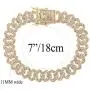 kelistom Gold Chain for Men Women Iced Out, Hip-hop Real 18K Gold/Platinum Plated CZ Fully Iced-Out Miami Cuban Necklace Bracelet Punk Jewelry kelistom Gold Chain for Men Women Iced Out, Hip-hop Real 18K Gold/Platinum Plated CZ Fully Iced-Out Miami Cuban Necklace Bracelet Punk Jewelry