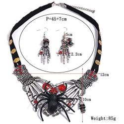 siya Vintage Ethnic Alloy Pendant Jewelry & Earring Set for Women Exaggerated Temperament Necklace Earrings Bracelet Gifts from Relatives and Friends