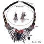 siya Vintage Ethnic Alloy Pendant Jewelry & Earring Set for Women Exaggerated Temperament Necklace Earrings Bracelet Gifts from Relatives and Friends