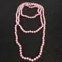 Flapper Pearls 1920s Faux Pearls Pendants Long Fake Pearls Necklace for Costume Party Jewelry 55''