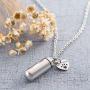 TTVOVO Cremation Urn Necklace for Ashes Memorial Keepsake Ashes Holder Urn Locket Heart Charm Pendant Necklaces for Men Women Stainless Steel Remembrance Waterproof Nickel-Free Hypoallergenic Jewelry