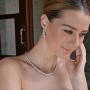 EVER FAITH Wedding Bridal Round Prong Clear CZ Necklace Earrings Set Silver-Tone