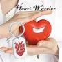 MAOFAED Heart Warrior Gift Heart Disease Gift CHD Awareness Gift Recovery Gift Encouragement Gift Heart Defect Awareness Gift