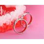 TTVOVO His & Hers Couple Ring Promise Ring Real Love Heart Stainless Steel Bands Ring Matching Promise Ring Bridal Wedding Engagement Bands Rings for Women Men Lovers Bridal Jewelry Gifts US Size 4-15