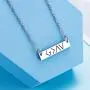 LParkin God is Greater Than The Highs and Lows Specific Bar Necklace Gold Coordinates Bar Necklaces