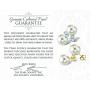 THE PEARL SOURCE 14K Gold AAA Quality Round Genuine White Akoya Cultured Pearl & Diamond Michelle Earrings for Women
