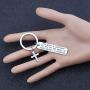 CYTING Christian Gift His Grace is Sufficient His Power is Made Perfect in Weakness 2 Corinthians 12:9 Scripture Keychain Religious Jewelry Bible Verse Gift