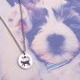 Moon Phase Witchcraft Black Cat Necklace Launar Phase Necklace