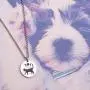 Moon Phase Witchcraft Black Cat Necklace Launar Phase Necklace