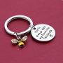 HOLLP Teacher Keyring Gift You Will Always Bee My Favorite Teacher Keychain Bee Jewelry Teacher Appreciation Teacher Keepsake End of Year Gift