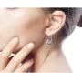 NOVICA Rainbow Moonstone and .925 Sterling Silver Dangle Teardrop Earrings, Luminous Light