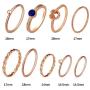 Gold rings set for woman: stacking knuckle midi figure rings packs with multiple size for everyday wear
