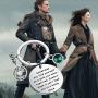 AKTAP Sasenach Inspired Keychain Outlander Jewelry Sassenach Scottish Outlander Gift Sometimes You Find Yourself On a Path You Never Expected